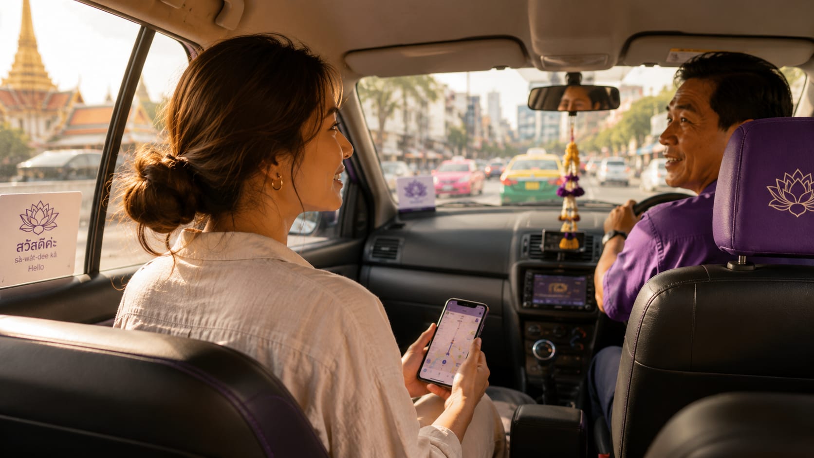 Taking a Taxi in Thailand